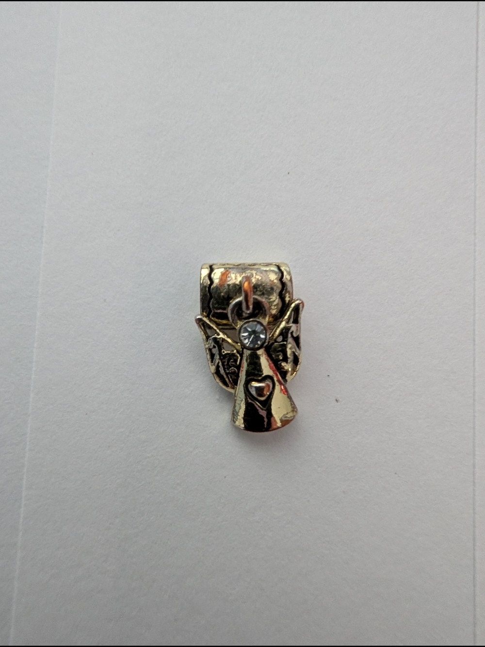 Gold Angel Bracelet Charm